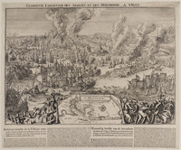 KG 06537
<br/>
Vernietiging Spaans/Franse vloot te Vigo, 1702
<br/>
<em>Hooghe, Romeyn de (1645-1708)</em>